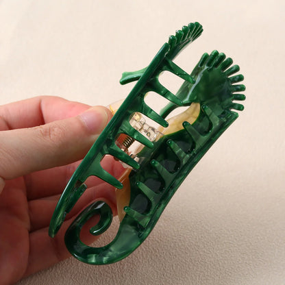 Acrylic Seahorse Hair Claw