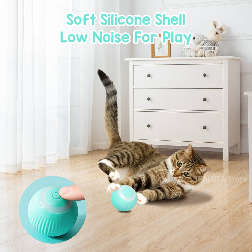 Automatic Spinball Pet Toy