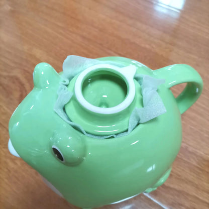 Ceramic Frog Tea Set